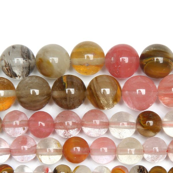 8mm natural stone smooth volcano cherry quartz loose beads 15" strand 4 6 8 10 12 14mm pick size for jewelry making, Crystal
8mm natural stone smooth volcano cherry quartz loose beads 15" strand 4 6 8 10 12 14mm pick size for jewelry making, Crystal