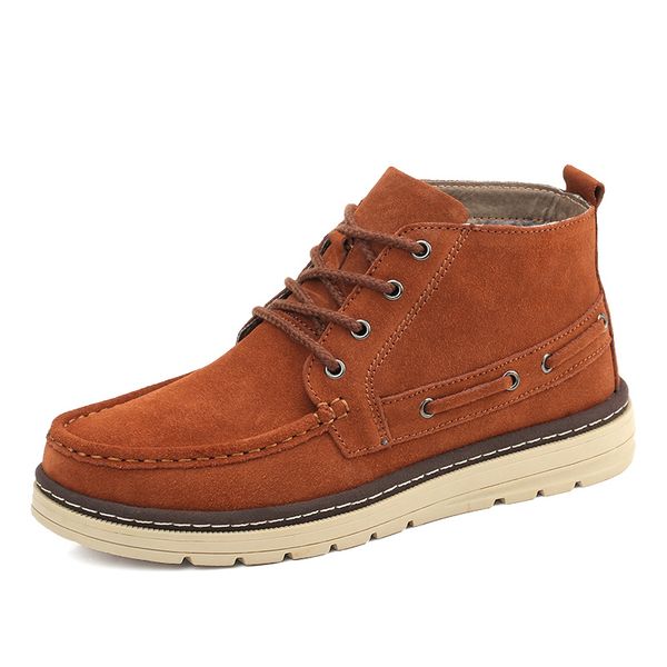 2018 cow suede fashion martin boots for men male shoes comfortable short plush ankle boots lace-up footwear, Black
2018 cow suede fashion martin boots for men male shoes comfortable short plush ankle boots lace-up footwear, Black