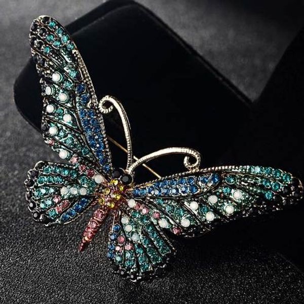 blucome fashion women butterfly brooches pins for women perfect rhinestone crystal hijab pins and broaches colares broches pins, Gray
blucome fashion women butterfly brooches pins for women perfect rhinestone crystal hijab pins and broaches colares broches pins, Gray