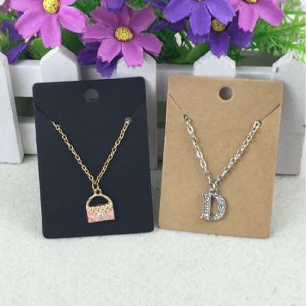 wholesale 200pcs/lot 7x5cm kraft necklace cards & earrings packaging display kraft card for pendant jewelry price tags
wholesale 200pcs/lot 7x5cm kraft necklace cards & earrings packaging display kraft card for pendant jewelry price tags