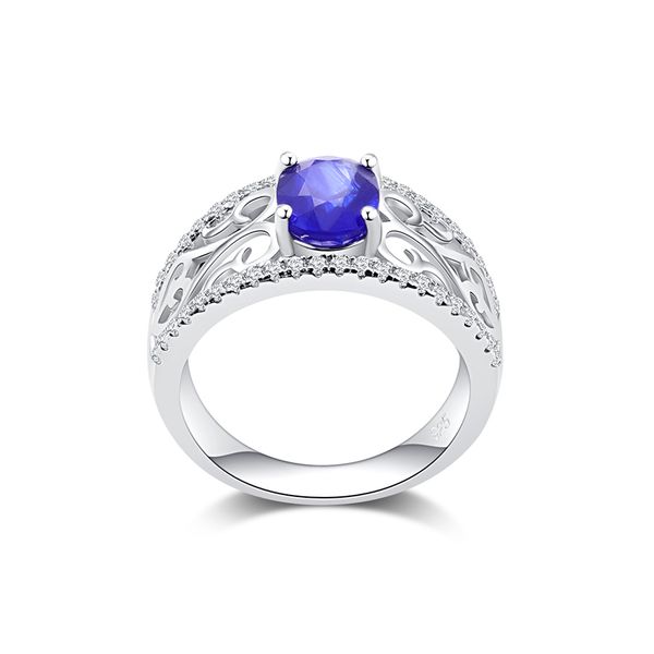 pjc nature gemstone sapphire sterling silver engagement ring for woman, Golden;silver
pjc nature gemstone sapphire sterling silver engagement ring for woman, Golden;silver