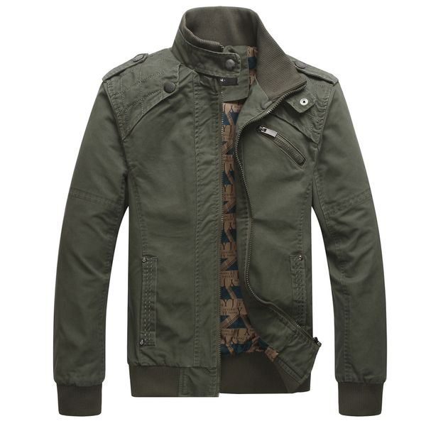 men's tactical jackets new 2018 autumn causal jacket cotton washed coats outwear stand collar jacket jaqueta masculina, Black;brown
men's tactical jackets new 2018 autumn causal jacket cotton washed coats outwear stand collar jacket jaqueta masculina, Black;brown