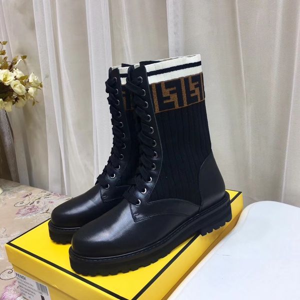 High Quality Branded Womens Ankle Boots Fashion Comfortable knitted elastic boots flat bottom medium tube socks boots Tube height 6 inches
High Quality Branded Womens Ankle Boots Fashion Comfortable knitted elastic boots flat bottom medium tube socks boots Tube height 6 inches