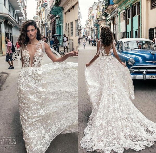 a-line wedding dresses cuba african deep v neck backless dresses full lace floral appliques wedding dress beach bridal gowns, White
a-line wedding dresses cuba african deep v neck backless dresses full lace floral appliques wedding dress beach bridal gowns, White