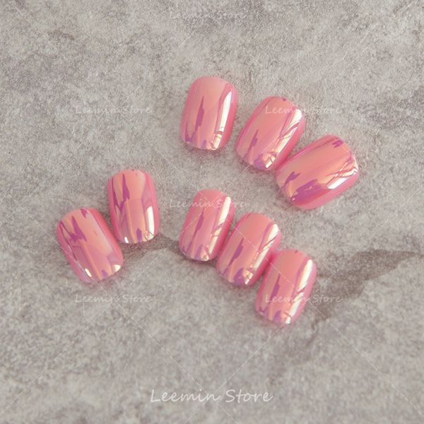 false nail pink manicure mirror nail color reflective multiple patch finished glass paper effect / soft nails, Red;gold
false nail pink manicure mirror nail color reflective multiple patch finished glass paper effect / soft nails, Red;gold