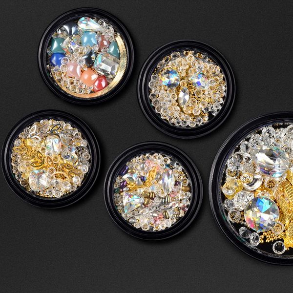 1box diamond shapes 3d nail decoration acrylic uv gel nail art decor shining rhinestones metal mixed silver jewelry, Silver;gold
1box diamond shapes 3d nail decoration acrylic uv gel nail art decor shining rhinestones metal mixed silver jewelry, Silver;gold