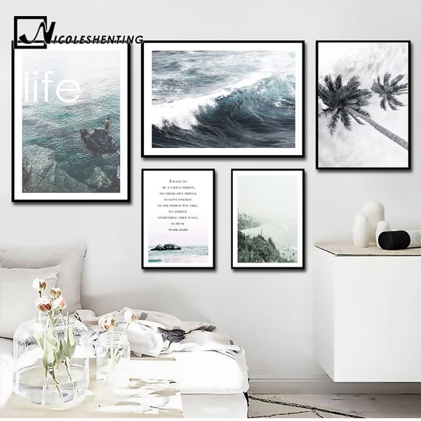 nordic decoration motivational poster and prints life quote sea landscape wall art canvas painting decorative picture home decor
nordic decoration motivational poster and prints life quote sea landscape wall art canvas painting decorative picture home decor