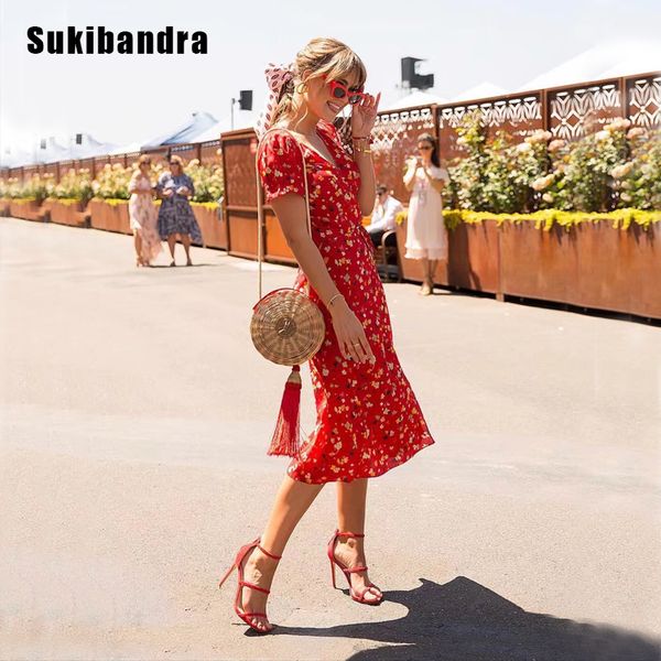 sukibandra 2018 floral print summer long wrap dress lace up boho v neck a line women dresses bohemian beach vintage red dress, White;black
sukibandra 2018 floral print summer long wrap dress lace up boho v neck a line women dresses bohemian beach vintage red dress, White;black