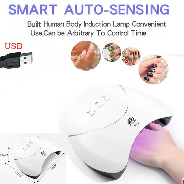 nail lamp 36w usb led uv nail gel curing lamp light gel polish dryer nails tools 2018
nail lamp 36w usb led uv nail gel curing lamp light gel polish dryer nails tools 2018