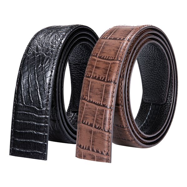 cowhide genuine leather belt no buckle automatic belt without buckle black brown crocodile jeans body
cowhide genuine leather belt no buckle automatic belt without buckle black brown crocodile jeans body