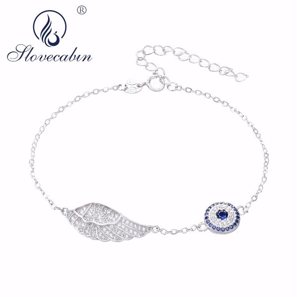 slovecabin italy jewelry 925 sterling silver evil eye bracelet for women luxury silver adjustable feather bracelet fine jewelry, Golden;silver
slovecabin italy jewelry 925 sterling silver evil eye bracelet for women luxury silver adjustable feather bracelet fine jewelry, Golden;silver