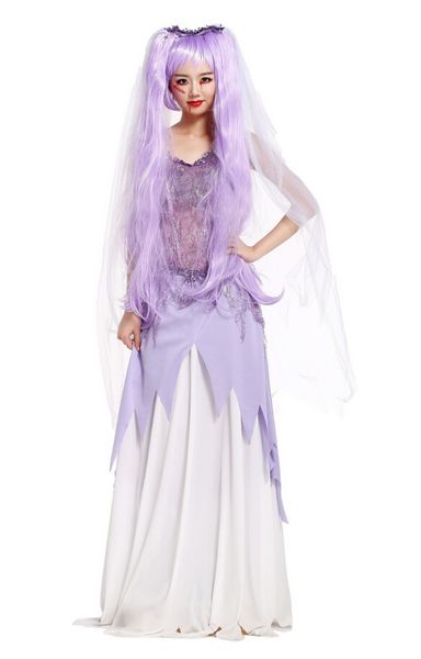 halloween costume dinner purple strapless gown with long dress bridal cosplay costume s-xl, Black;red
halloween costume dinner purple strapless gown with long dress bridal cosplay costume s-xl, Black;red