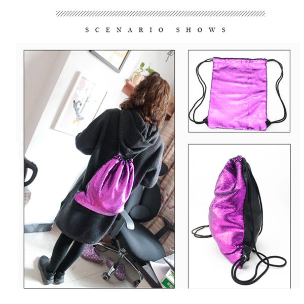 русалка пришивания рюкзак блестки drawstring сумки реверсивный paillette открытый мешки рюкзак glitter спортивные сумки на ремне путешествия
русалка пришивания рюкзак блестки drawstring сумки реверсивный paillette открытый мешки рюкзак glitter спортивные сумки на ремне путешествия