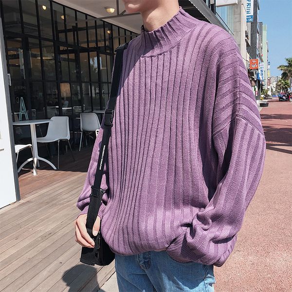dekusi sweater men autumn and winter man solid color lovers knitting tide circular collar pullover fashion clothes casual, White;black
dekusi sweater men autumn and winter man solid color lovers knitting tide circular collar pullover fashion clothes casual, White;black