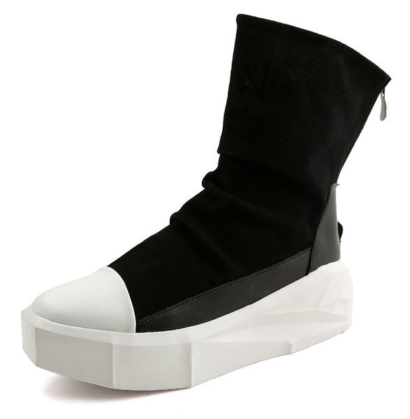 Men 8cm Height Increasing Platform Boots Back Zip Leather Shoes Male Mixed Colors Y3 High Top Black White Men's Boots
Men 8cm Height Increasing Platform Boots Back Zip Leather Shoes Male Mixed Colors Y3 High Top Black White Men's Boots