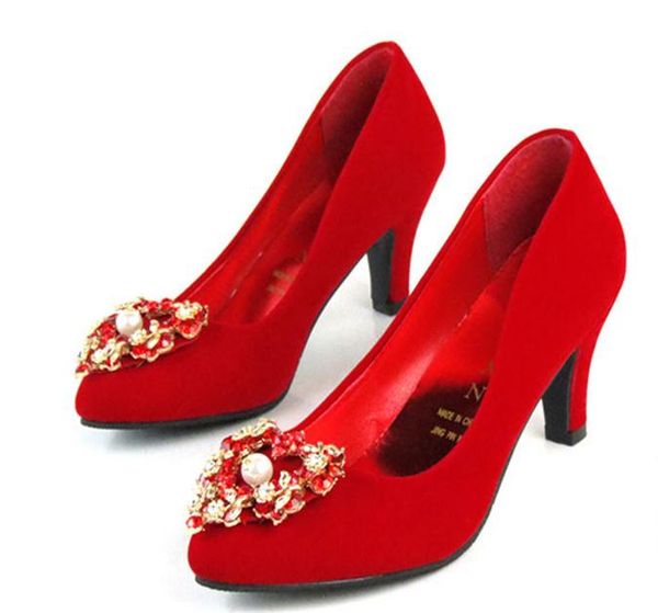 send 2018 new style water drill pointed end high heel wedding shoes red fine heel bride shoes heel 3cm ,6cm ,9cm, Black
send 2018 new style water drill pointed end high heel wedding shoes red fine heel bride shoes heel 3cm ,6cm ,9cm, Black