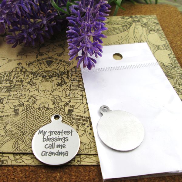40pcs--"my gerafesf blessings call me grandma"stainless steel charms more style for choosing diy charms pendants for necklace, Bronze;silver
40pcs--"my gerafesf blessings call me grandma"stainless steel charms more style for choosing diy charms pendants for necklace, Bronze;silver