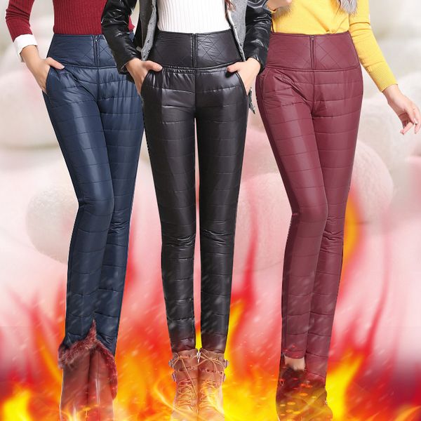 women's pants & capris women female thick down 2021 fashion winter high waisted outer wear slim warm for trousers plus size, Black;white
women's pants & capris women female thick down 2021 fashion winter high waisted outer wear slim warm for trousers plus size, Black;white