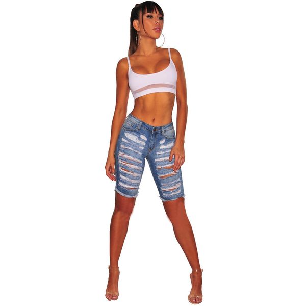 european specials new fashion personality slim high waist hole hip hop casual slimming ladies jeans, Blue
european specials new fashion personality slim high waist hole hip hop casual slimming ladies jeans, Blue