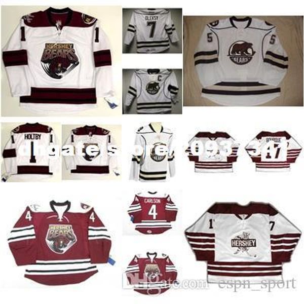 custom 1 brayden holtby mens womens kids ahl hershey bears 17 bourque 100% embroidery custom any name any no. ice hockey jerseys goalit cut, Black;red
custom 1 brayden holtby mens womens kids ahl hershey bears 17 bourque 100% embroidery custom any name any no. ice hockey jerseys goalit cut, Black;red