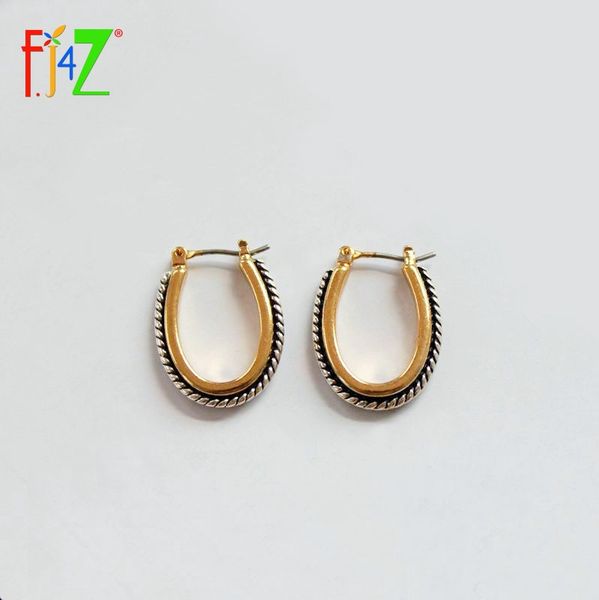 f.j4z new fashion women earrings vintage antique silver & plain gold color u shape alloy hoop earrings aretes aro, Golden;silver
f.j4z new fashion women earrings vintage antique silver & plain gold color u shape alloy hoop earrings aretes aro, Golden;silver
