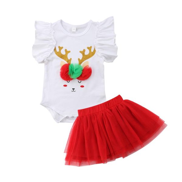 christmas outfits 2pcs newborn baby girl short sleeve +solid tutu tulle skirt fashion clothes set, White
christmas outfits 2pcs newborn baby girl short sleeve +solid tutu tulle skirt fashion clothes set, White