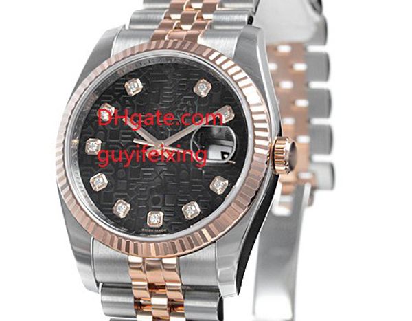 2 colors quqlity couple watches men 36mm 116231 jubilee diamond black pink dial rose gold stainless steel bracelet women wristwatch, Slivery;brown
2 colors quqlity couple watches men 36mm 116231 jubilee diamond black pink dial rose gold stainless steel bracelet women wristwatch, Slivery;brown