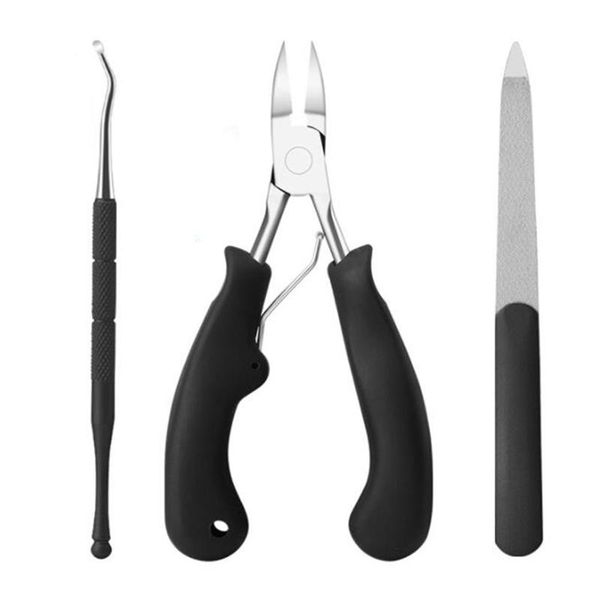 3pcs nail clipper stainless steel nail manicure kit scissors trimming kit set with storage case (black
3pcs nail clipper stainless steel nail manicure kit scissors trimming kit set with storage case (black