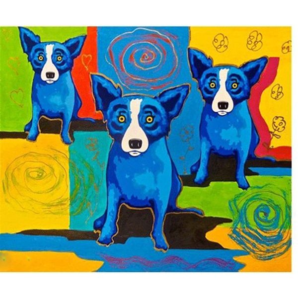 handpainted & hd print george rodrigue animal blue dog oil painting wall art home decor on canvas.multi size a175
handpainted & hd print george rodrigue animal blue dog oil painting wall art home decor on canvas.multi size a175