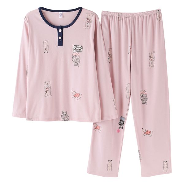 cartoon pandas and letter pajama sets sleepwear women spring cotton plus size -4xl full length pyjamas sleepwear for women, Blue;gray
cartoon pandas and letter pajama sets sleepwear women spring cotton plus size -4xl full length pyjamas sleepwear for women, Blue;gray