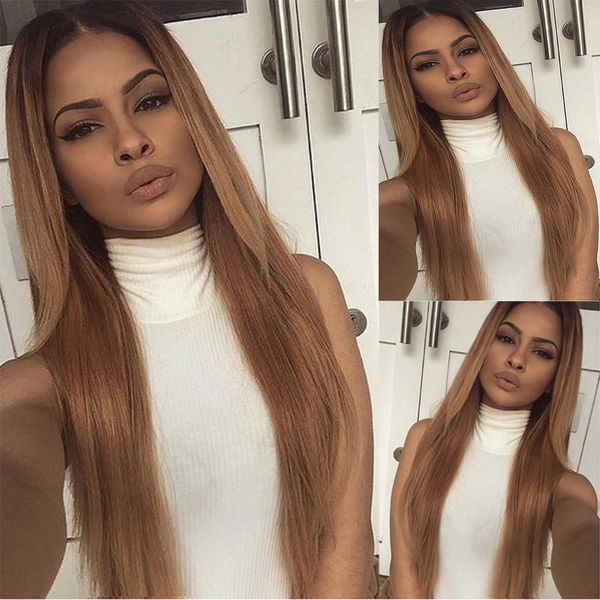 1b/30 360 lace frotnal wig ombre 130% density lace front human hair wigs with baby hair pre plucked brazilian straight lace wig, Black;brown
1b/30 360 lace frotnal wig ombre 130% density lace front human hair wigs with baby hair pre plucked brazilian straight lace wig, Black;brown