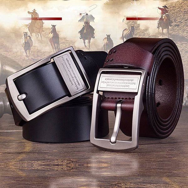 cowhide genuine leather belts for men brand male pin buckle jeans cowboy mens belt luxury designer leather belt men, Black;brown
cowhide genuine leather belts for men brand male pin buckle jeans cowboy mens belt luxury designer leather belt men, Black;brown
