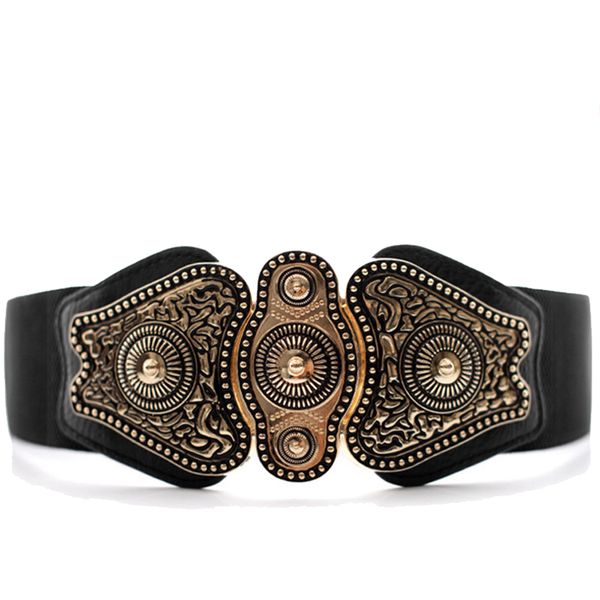 fashion women wide corset belts vintage buckle elastic waist belt for ladies stretch strap waistband, Black;brown
fashion women wide corset belts vintage buckle elastic waist belt for ladies stretch strap waistband, Black;brown