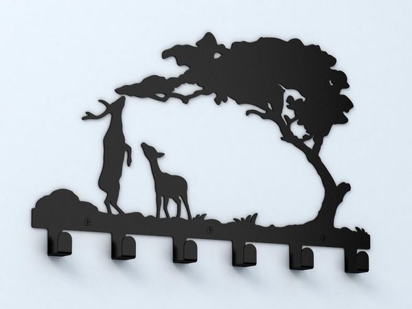 sika deer pine tree metal wall mounted bag hanger coat racks closet hanging clothing hooks black
sika deer pine tree metal wall mounted bag hanger coat racks closet hanging clothing hooks black