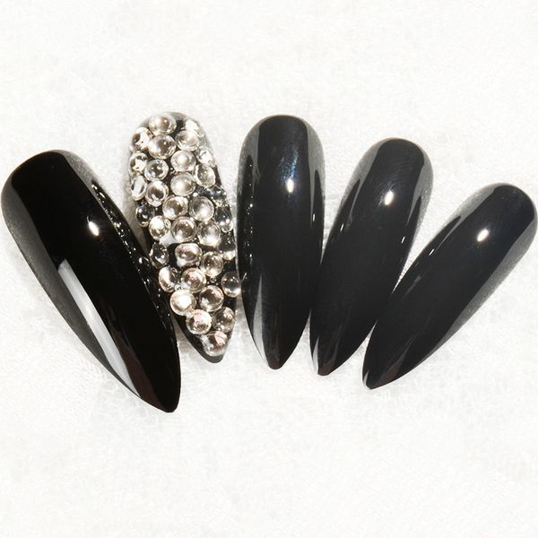 Новая мода удлиненные Кристалл пресс на ногти Bling Nail Art ложные указал поддельные ш
Новая мода удлиненные Кристалл пресс на ногти Bling Nail Art ложные указал поддельные ш