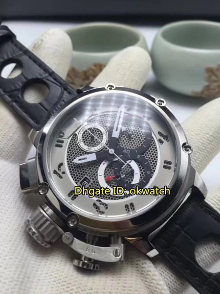 2018 new watch chimera 46mm chronograph quartz mens watch 8065 white dial black leather strap gents watches ub71, Slivery;brown
2018 new watch chimera 46mm chronograph quartz mens watch 8065 white dial black leather strap gents watches ub71, Slivery;brown