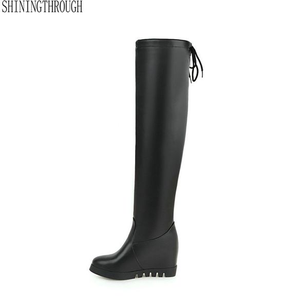2019 women fashion sweet knee high women boots round toe .5cm high heel shoes spring autumn casual party shoes, Black
2019 women fashion sweet knee high women boots round toe .5cm high heel shoes spring autumn casual party shoes, Black