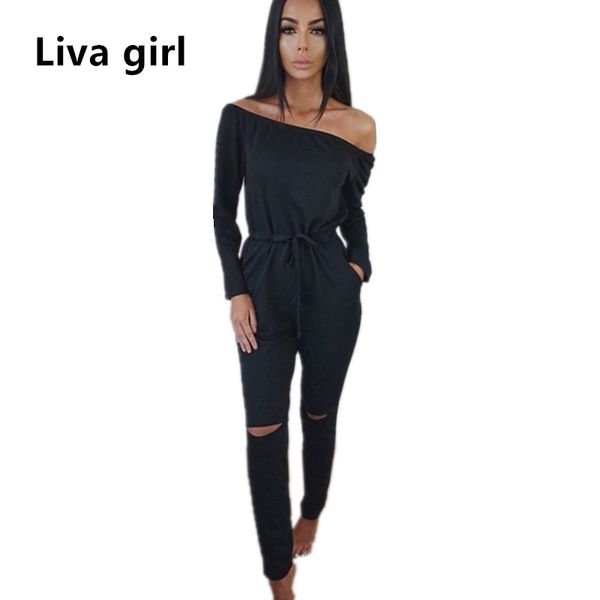 rompers womens jumpsuit plus size overalls streetwear off shoulder one piece womens jumpsuit spring 2018 long sleeve pants zc90l, Black;white
rompers womens jumpsuit plus size overalls streetwear off shoulder one piece womens jumpsuit spring 2018 long sleeve pants zc90l, Black;white