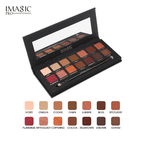 imagic eyeshadow palette 14 colors eyes shimmer matte eyeshadow makeup light eye shadow palette shades with brush
imagic eyeshadow palette 14 colors eyes shimmer matte eyeshadow makeup light eye shadow palette shades with brush