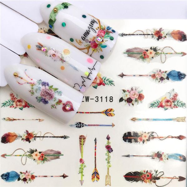 ywk 1 sheet optional different colors feather fashionable nail art decor water transfers nail sticker for ladies decals, Black
ywk 1 sheet optional different colors feather fashionable nail art decor water transfers nail sticker for ladies decals, Black