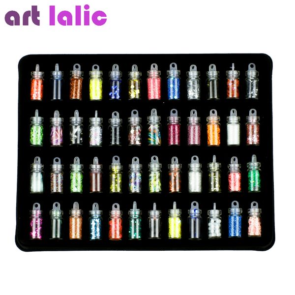 artlalic 48 bottles nail art rhinestones beads sequins glitter tips decoration tool gel nail stickers mixed design case set, Silver;gold
artlalic 48 bottles nail art rhinestones beads sequins glitter tips decoration tool gel nail stickers mixed design case set, Silver;gold