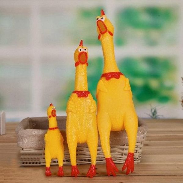 shrilling chickens 17cm 31cm 39cm screaming rubber chicken squeeze stress toy funny squeeze sound toy children gift dhl wholesale 50pcs
shrilling chickens 17cm 31cm 39cm screaming rubber chicken squeeze stress toy funny squeeze sound toy children gift dhl wholesale 50pcs