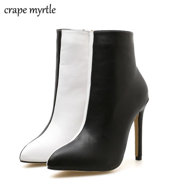 designer shoes patent leather women boots pointed toe high boots high heel ankle women pumps bootas muje yma570, Black
designer shoes patent leather women boots pointed toe high boots high heel ankle women pumps bootas muje yma570, Black