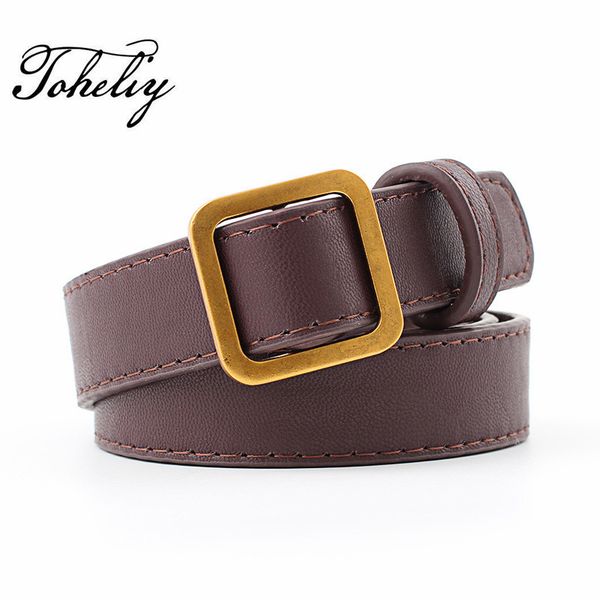 2018 selling fashion gold metal square buckle retro without holes belts for women thin cinturones mujer, Black;brown
2018 selling fashion gold metal square buckle retro without holes belts for women thin cinturones mujer, Black;brown