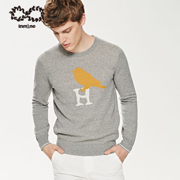 inmine 2018 new fashion bird pattern long sleeve jumper men youth bottom knit pullover sweater men 16aw2020, White;black
inmine 2018 new fashion bird pattern long sleeve jumper men youth bottom knit pullover sweater men 16aw2020, White;black