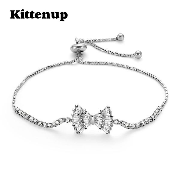 kittenup bow-knot crystal bracelets for women silver color classic bracelet & bangle geometric simple jewelry accessories, Black
kittenup bow-knot crystal bracelets for women silver color classic bracelet & bangle geometric simple jewelry accessories, Black