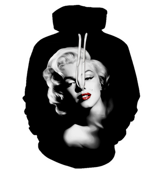 new fashion 3d print colorful cloud marilyn monroe funny hoodies men streetwear casual sweatshirts hip hop hooded pullover gz11, Black
new fashion 3d print colorful cloud marilyn monroe funny hoodies men streetwear casual sweatshirts hip hop hooded pullover gz11, Black