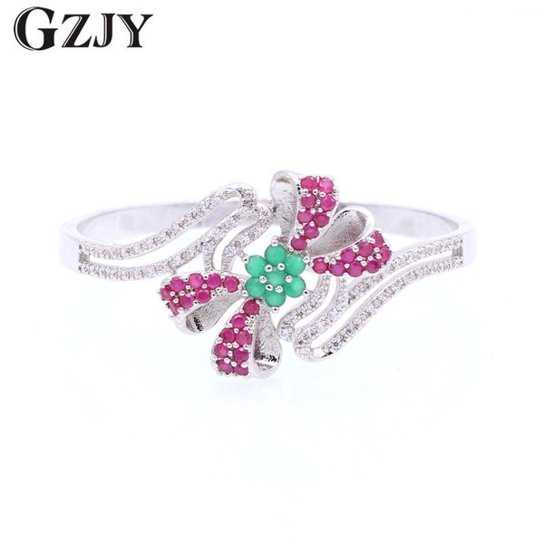 gzjy fashion charm flower zircon champagne gold silver color cuff bracelets bangles for women party jewelry bijoux femme, Black
gzjy fashion charm flower zircon champagne gold silver color cuff bracelets bangles for women party jewelry bijoux femme, Black