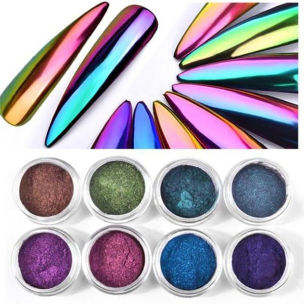 metal chrome nail polish powder pigment changing colours holographic effect, Silver;gold
metal chrome nail polish powder pigment changing colours holographic effect, Silver;gold