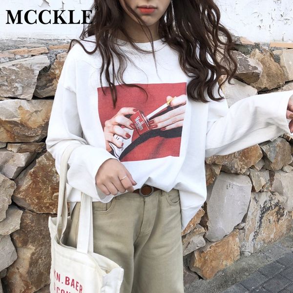 mcckle women's print harajuku long sleeve t-shirts 2018 autumn female casual loose ladies fashion o-neck hip hop clothes, White
mcckle women's print harajuku long sleeve t-shirts 2018 autumn female casual loose ladies fashion o-neck hip hop clothes, White